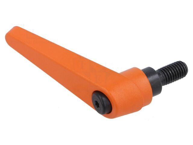 Hefboom; verstelbaar; L.schroefdraad: 20mm; L.hefboom: 74mm Hefboom; verstelbaar; L.schroefdraad: 20mm; L.hefboom: 74mm